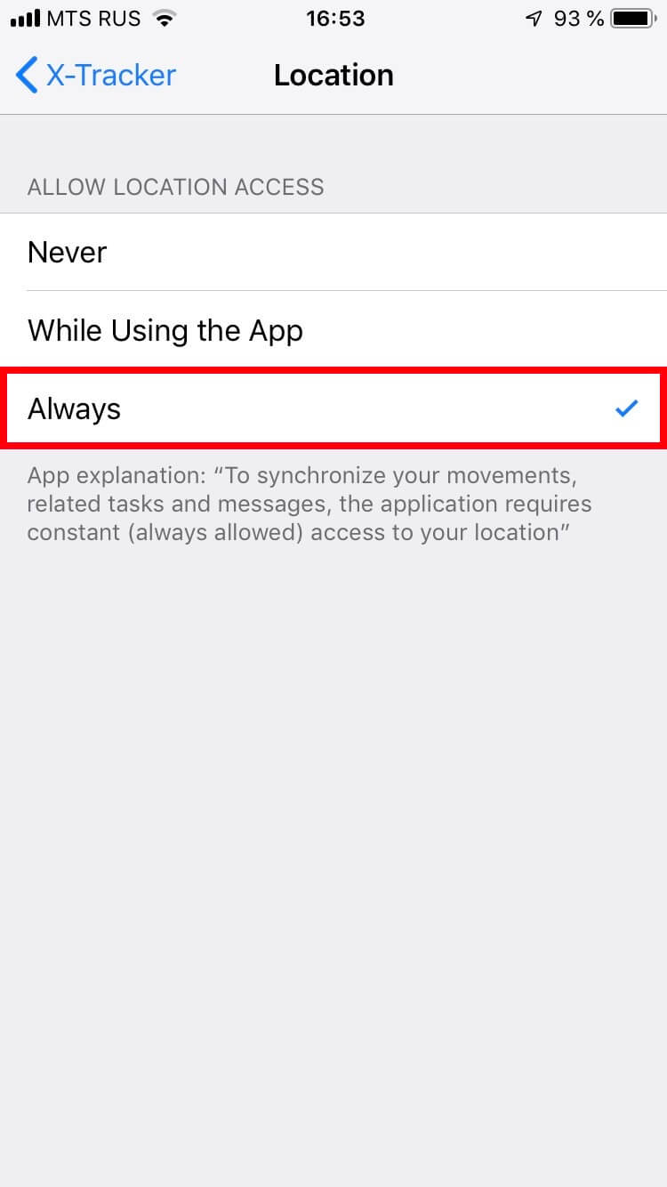 Apple: Key settings