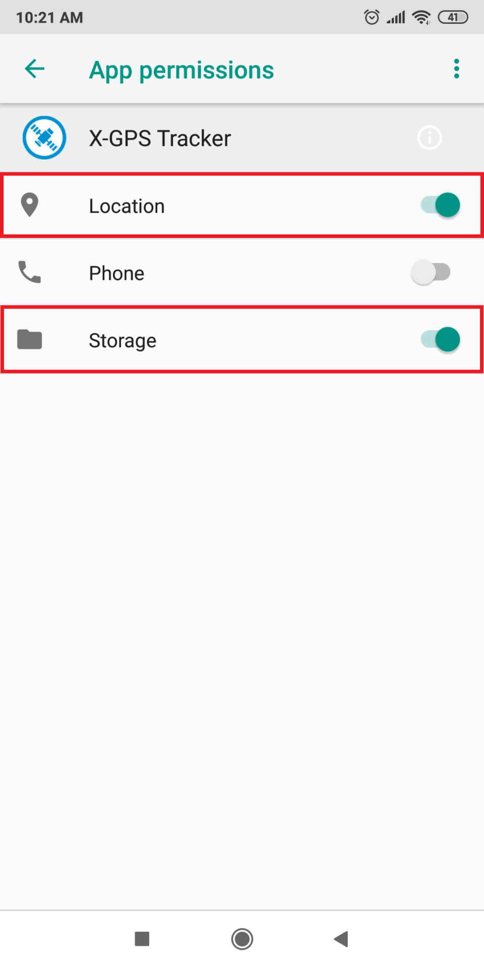 Xiaomi: Key settings