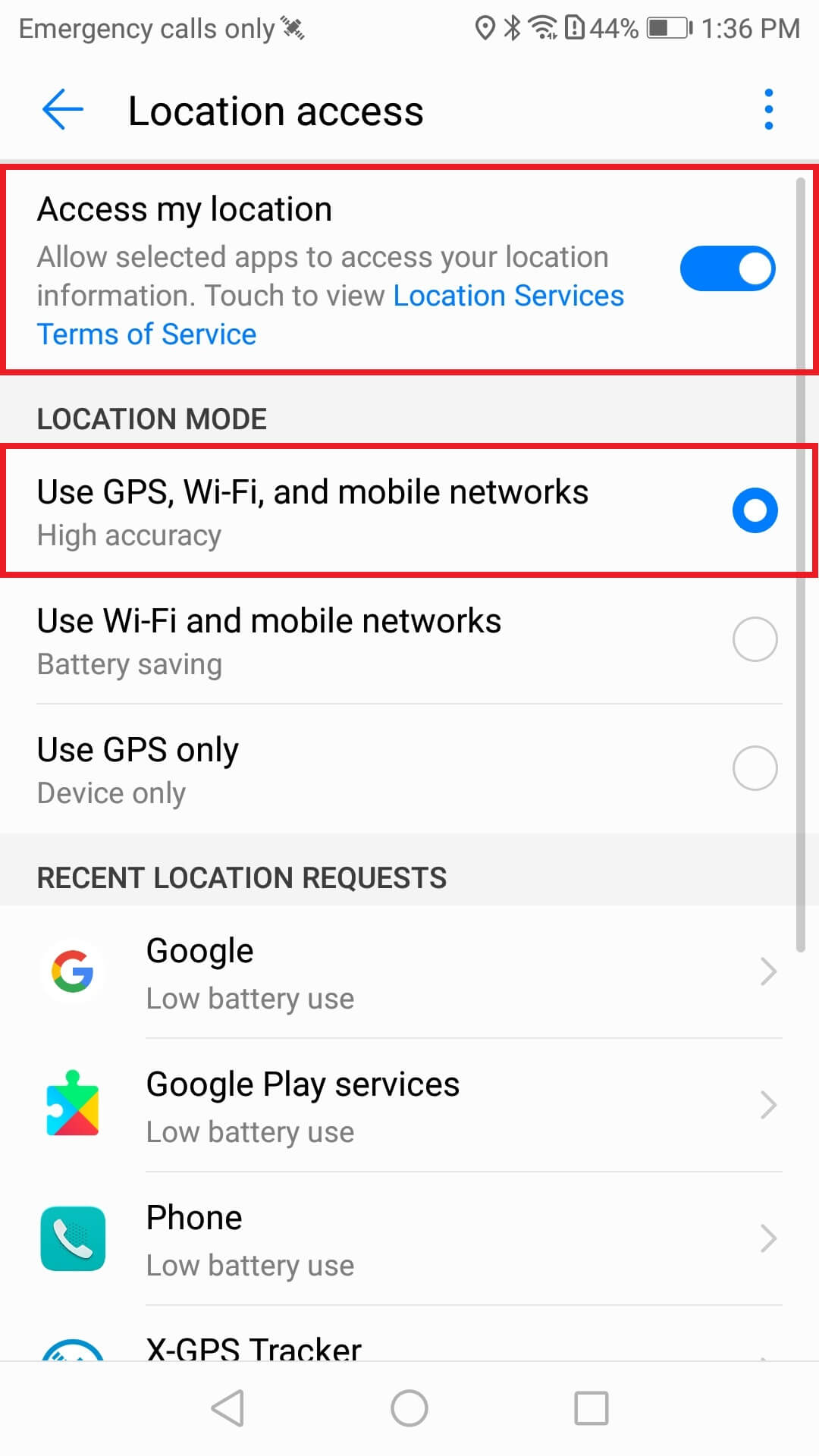 Huawei: Usage tips